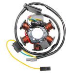 Stator d'allumage p2r stator allumage 50 a boite adaptable minarelli 50 am6 (ducati 60w) (6 poles sans ...