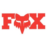 Stickers fox f head x 7  red