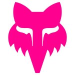 Stickers fox fox head 7  pink