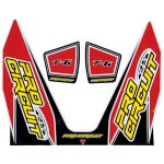 Stickers pro circuit t6 red