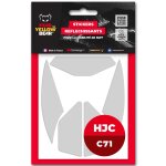 Stickers r�fl�chissants fear the yellow bear replica hjc c71 white