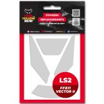 Stickers r�fl�chissants fear the yellow bear replica ls2 ff811 vector ii white