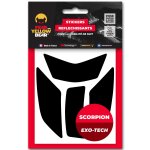 Stickers r�fl�chissants fear the yellow bear replica scorpion exo tech black