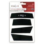 Stickers r�fl�chissants lifestick reflect noir