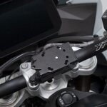 Support gps sw - motech - pontet de guidon noir