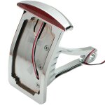Support de plaque drag specialties avec feux arri�re � led chrome