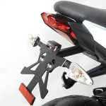 Support de plaque top block triumph street triple noir