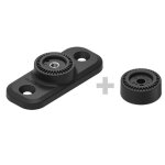 Support smartphone quad lock qlp - 360 - f2h rectangle plat 2 trous noir