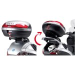 Support top case givi scooter monokey basculant