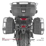 Support valises givi pl one fit monokey noir
