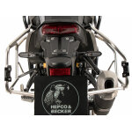 Valise hepco & becker xplorer avec support cutout - acier inoxydable / argent