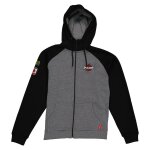 Sweat bol d'or raglan anthracite / noir