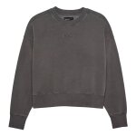 Sweat fox wordmark oversized femme pewter