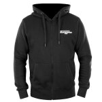 Sweat furygan corpo zip hoodie noir / blanc