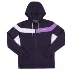 Sweat kenny capuche zippe racing femme navy