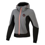 Sweat moto alpinestars stella radium tech hoodie deep gray / black