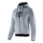 Sweat moto dainese daemon - x safety femme grey melange