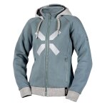 Sweat moto ixs rapid 1. 0 femme bleu / gris