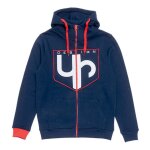 Sweat up design hoodie bleu
