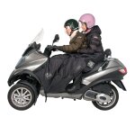 Tablier tucano urbano termoscud passager pour maxi - scooter r092n noir