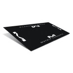 Tapis environnemental matrix concepts de paddock r1 - 180 x 90 cm noir / blanc