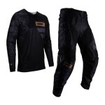 Tenue cross leatt 3. 5 ride kit maillot + pantalon 2025 black
