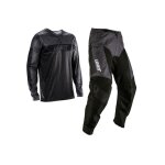 Tenue cross leatt 3. 5 ride kit v26 maillot + pantalon 2026 grey / black
