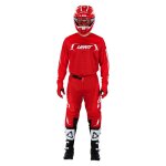 Tenue cross leatt 3. 5 ride kit v26 maillot + pantalon 2026 red / white