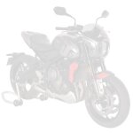 T�te de fourche ermax triumph trident 660 noir mat
