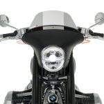 T�te de fourche puig batwing sml touring (noir brillant) fum� clair