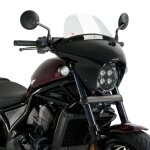 T�te de fourche puig batwing sml touring noir mat clair