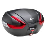 Top case givi monokey v47nn carbone reflecteur rouge noir