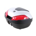 Top case hepco & becker journey 52 - capot argent� - noir