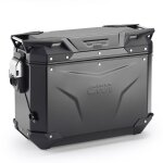 Valise givi trekker outback evo smart 37 litres - noir (cote droit) sans barillet noir