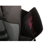 Valise hepco & becker xtravel basic droite avec plaque d'adaptation support tubulaire - noir