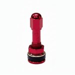 Valve bike it tubeless 35 mm anodis�e, filetage 8 mm, unit� rouge