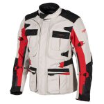 Veste moto dxr emisfer adv grey / black / red Veste moto dxr emisfer adv grey / black / red