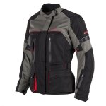 Veste moto dxr roadtrip woman black dark grey red Veste moto dxr roadtrip woman black dark grey red