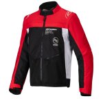 Veste enduro alpinestars pro - dura 2025 black bright red white