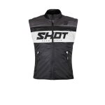 Veste enduro shot bodywarmer lite 2024 noir / blanc