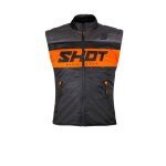 Veste enduro shot bodywarmer lite 2024 noir / orange