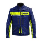 Veste enduro shot contact assault 2023 bleu / jaune fluo