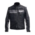 Veste enduro shot contact assault 2023 noir / blanc