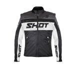 Veste enduro shot softshell 2024 noir / blanc