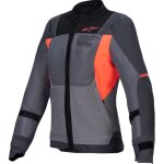 Veste moto alpinestars stella st - 2 air deep gray dark gray fluo coral
