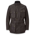 Veste moto belstaff trialmaster wax mahogany