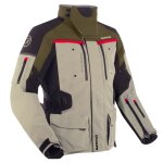 Veste moto bering freeway beige / noir