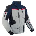 Veste moto bering freeway gris / navy