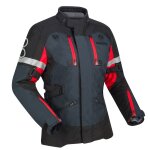 Veste moto bering lady halifax noir / anthracite / rouge
