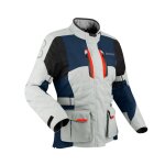 Veste moto bering lady siberia gris / bleu